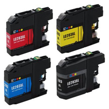 Brother LC203 XL High Yield Ink Cartridges - LC...